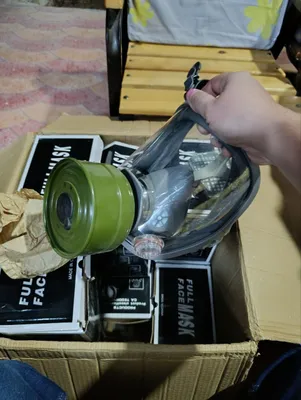 Противогаз с тройной фильтрацией комплект защиты