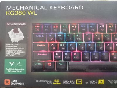 Klaviatura Mechanical Keyboard KG380 WL. I