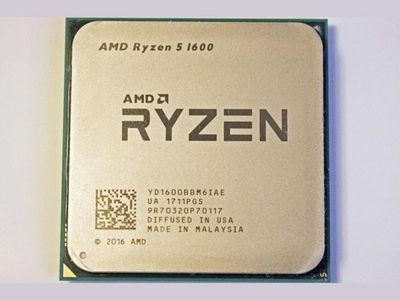 Ryzen 5 1600x six core