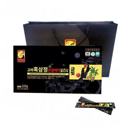 Korea Black Jenshen Berry Gold Stick Gold Light