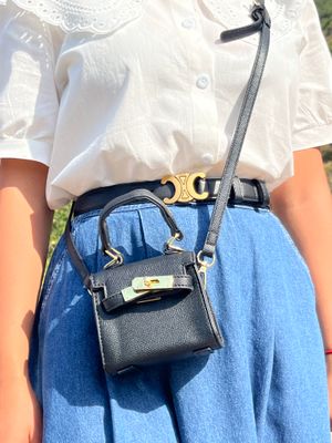 Женская мини сумка в стиле Hermes