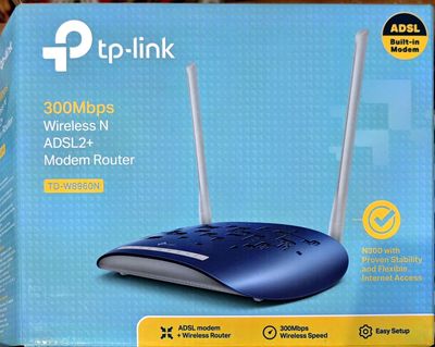 Tp-link WIFI ROUTER ADSL2 300mbs td-w8960n