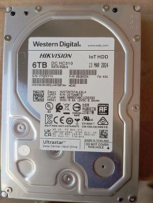 Hdd 6TB для видео наблюдения пачка