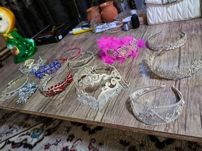 12 ta diadema va abadoklar kelin sarpo set
