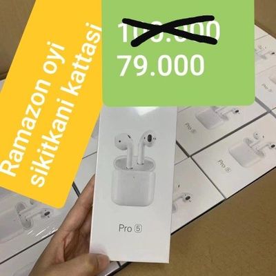 Airpods pro 5 ga ramazon oyi uchun katta sikitka faqat bizada