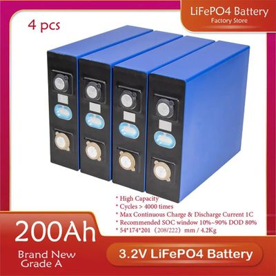 Аккумулятор литий железо фосфат Lifepo4 12v-200а/ч, готовый с ВМС