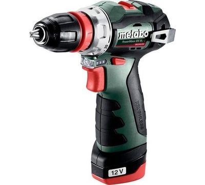 Аккумуляторная дрель Metabo PowerMaxx BS BL Q -шпв, бесщеточный 2x2,0А