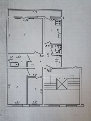 Продается квартира 3/2/9 Юнусабад 11 Мега Планет.