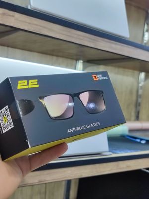 2E Gaming ko‘zoynaklari — original quti, 3 g‘ilof, metall ergonomik da