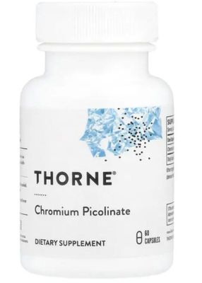 Thorne Research Chromium Picolinate (Пиколинат хрома). 60 капсул