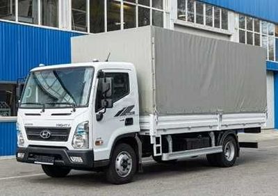 Бортовой автоплатформа с тентом Hyundai Mighty EX8 - 24 куб.м/27 куб.м