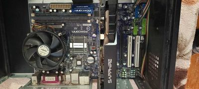 кейс ddr2 + видео карта HD 7770 SAPPHIRE