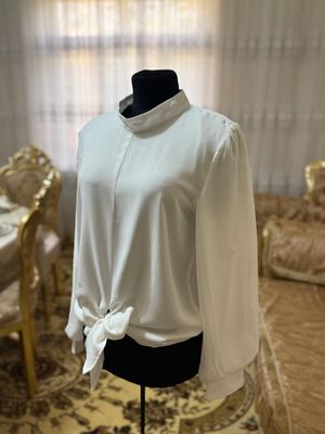 Белая шифоновая кофта&Oq shifon kofta
