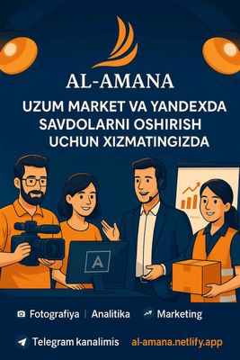 Uzum market uchun Kartochka va infografika xizmati