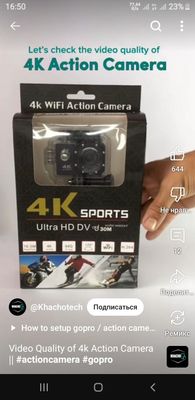 4k action camera