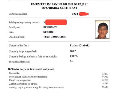 Matematika va FIZIKA