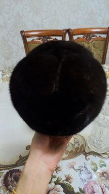 Мужская норковая шапка XL