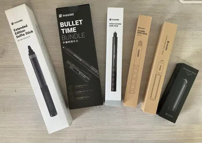 Новые селфи палки и триподы для камер insta360 от 35$