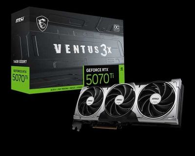 Видеокарта MSI GeForce RTX 5070 Ti VENTUS 3X OC