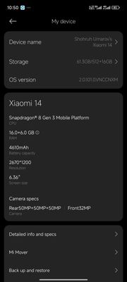 Xiaomi 14 16/512gb