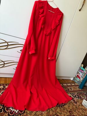 Qizil uzun koylak