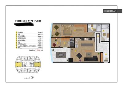 ЖК PIRAMIT TOWERS 3/42/48/98м2 Продается квартира Ул бабура Аэропорт