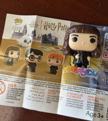Гермиона funko pop kinder joy