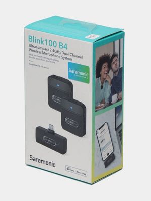 Беспроводной микрофон для iPhone Saramonic Blink100 B4, петличка