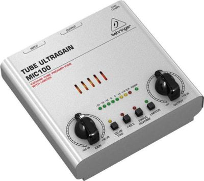 Микрофонный предусилитель behringer tube ultragain mic100