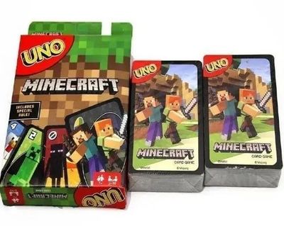 Настольная карточная игра UNO "Minecraft" (УНО Майнкрафт)