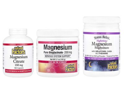 Natural Factors Magnesium Bisglycinate Бисглицинат магния цитрат magni