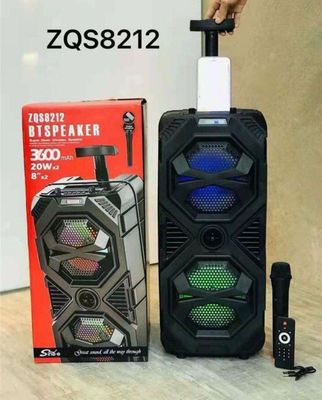 Блютуз Караоке Колонка ZQS8212 (60см)+Симсиз Микрофон. ZQS8212 (60см)+
