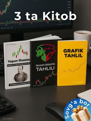 Grafik Tahlil, Yapon shamlari, Sham Grafik Tahlil, treyding investitsiya — 3 ta kitob
