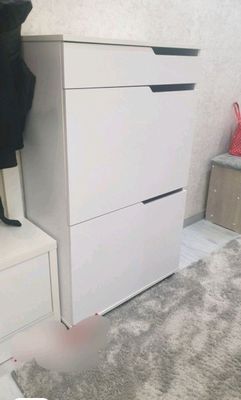 Обувной шкаф в стиле hi-tech
