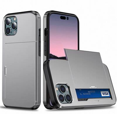Чехол для iPhone 15 pro max. В сером цвете.