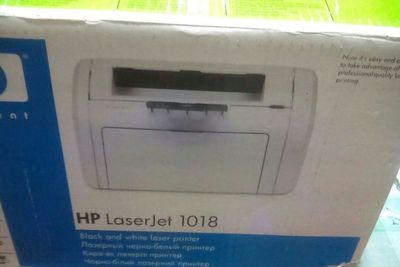 Принтер лазерный чёрно белой печати HP 1018.