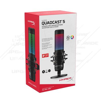 Микрофон HyperX QuadCast S черный