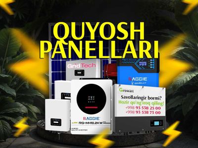 Quyosh paneli, Invertor, Akkumulyator – Avgust aksiyasi!
