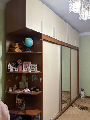 Двухсекционный шкаф + место для курпа