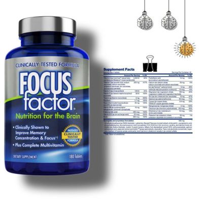 Американский FOCUS factor Nutrition 180таб добавка для мозга