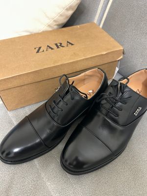 Мужские кожаные туфли Zara
