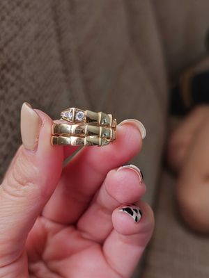 Кольцо Булгари, золото 585 проба 3,73 г.