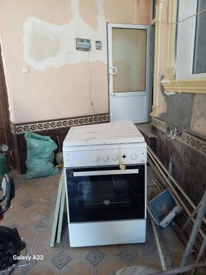 Газ плита в среднем состоянии