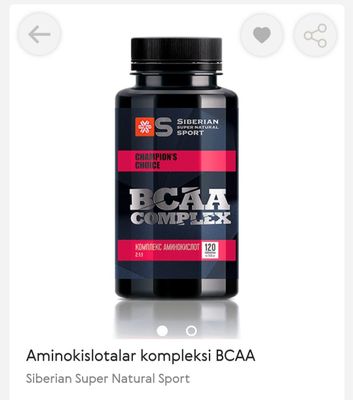 BCAA Aminokislotalar kompleksi