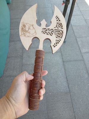 Секира Скандинавия деревянная