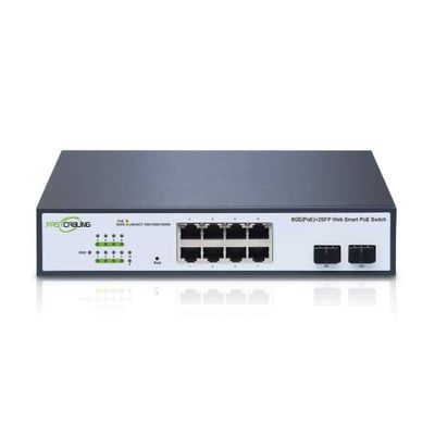 Коммутатор 8-Port Web Smart PoE+ Switch with 2 Gigabit SFP