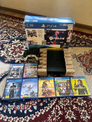 Play Station 4 Slim 500 GB
2 ta original joystick