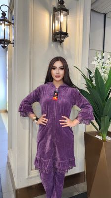 Халат двойка .хб веллюр