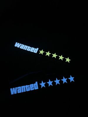 Наклейка на авто WANTED
