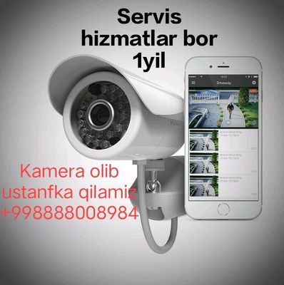 Kamera o‘rnatib beramiz